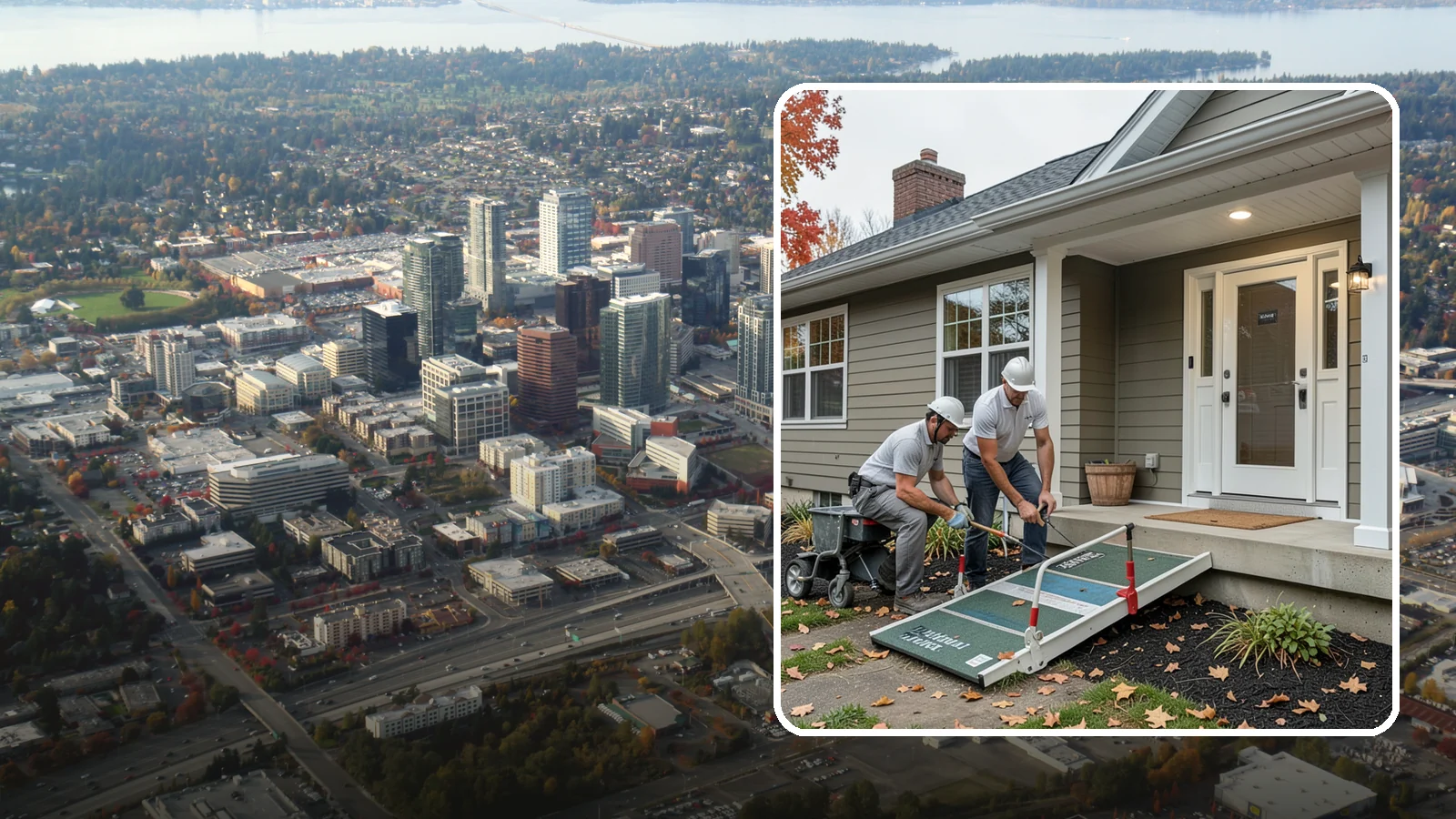 Zero-Step Entry Construction in Bellevue, King County, WA - We create zero-step entries that let anyone reach the front door without navigating a single stair.