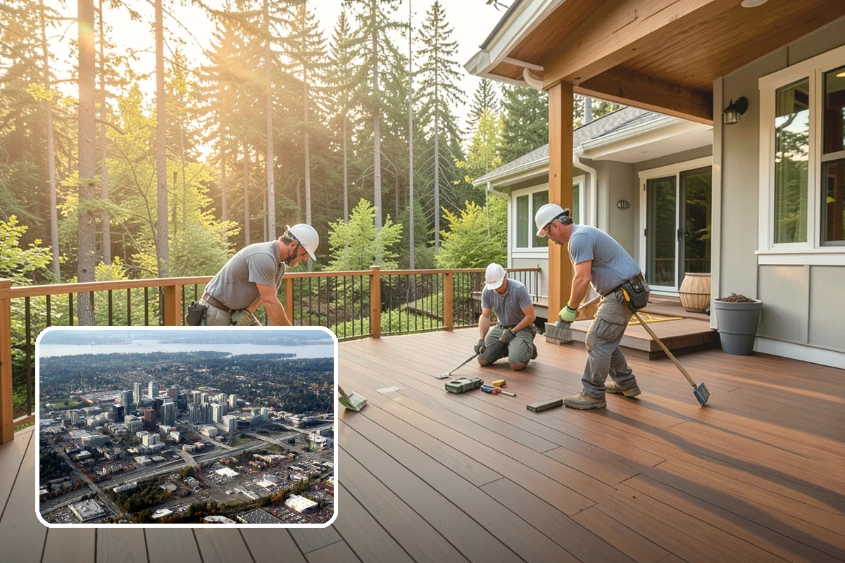 Zero-Step Entry Construction in Bellevue, King County, WA - Eliminates the entry stair that blocks safe access