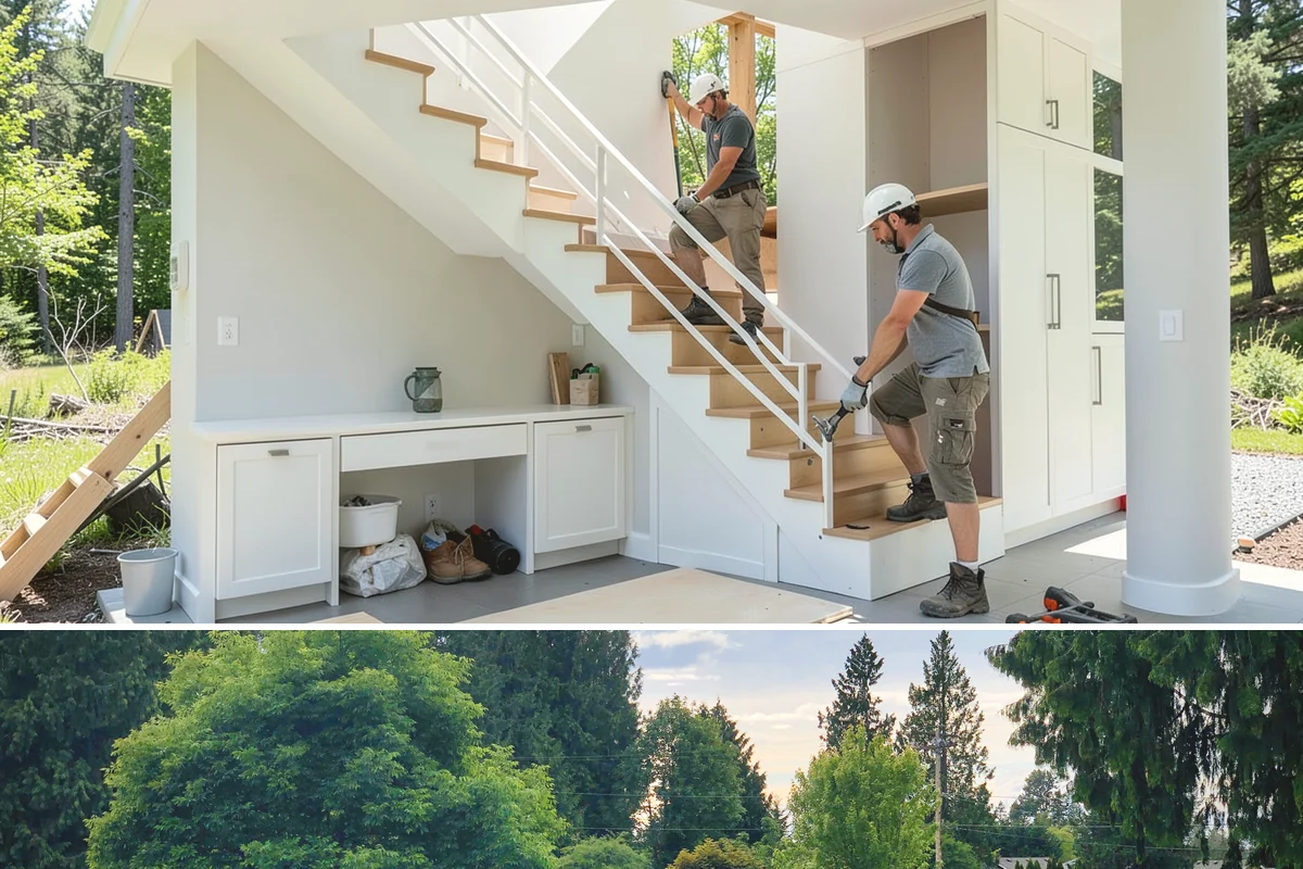 Zero-Step Entry Construction in Bonney Lake, Pierce County, WA - Concrete and grading work goes fastest in the drier late-spring through early-fall window.