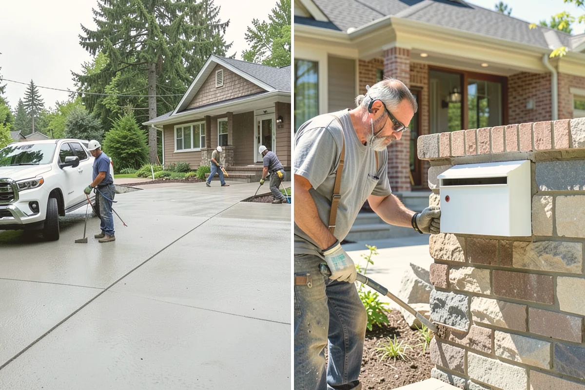 Zero-Step Entry Construction in Bothell, King County, WA - We survey the entry grade, drainage, and door threshold