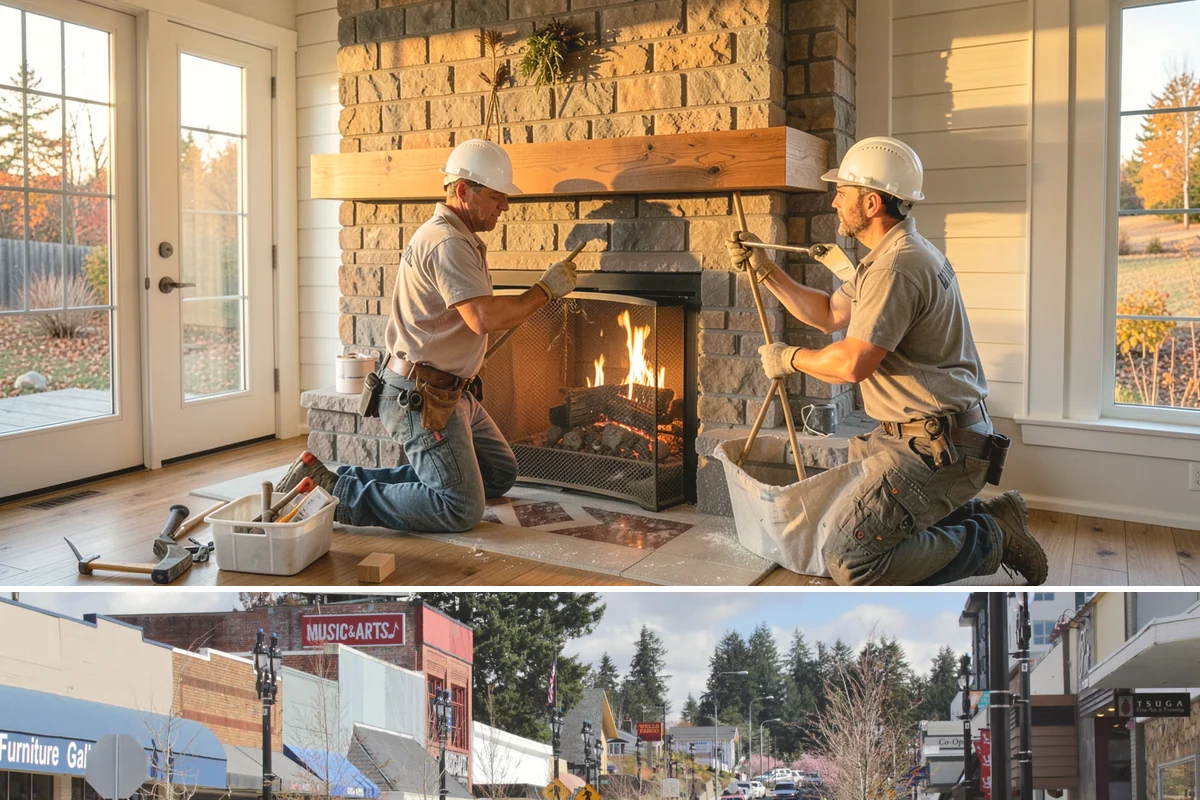Zero-Step Entry Construction in Bothell, King County, WA - Concrete and grading work goes fastest in the drier late-spring through early-fall window.