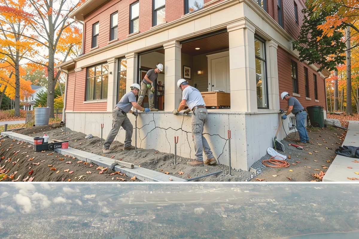 Zero-Step Entry Construction in Burien, King County, WA - Concrete and grading work goes fastest in the drier late-spring through early-fall window.