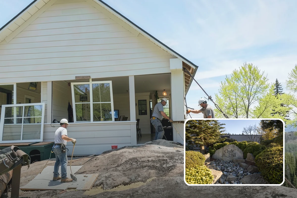 Zero-Step Entry Construction in Clyde Hill, King County, WA - Eliminates the entry stair that blocks safe access
