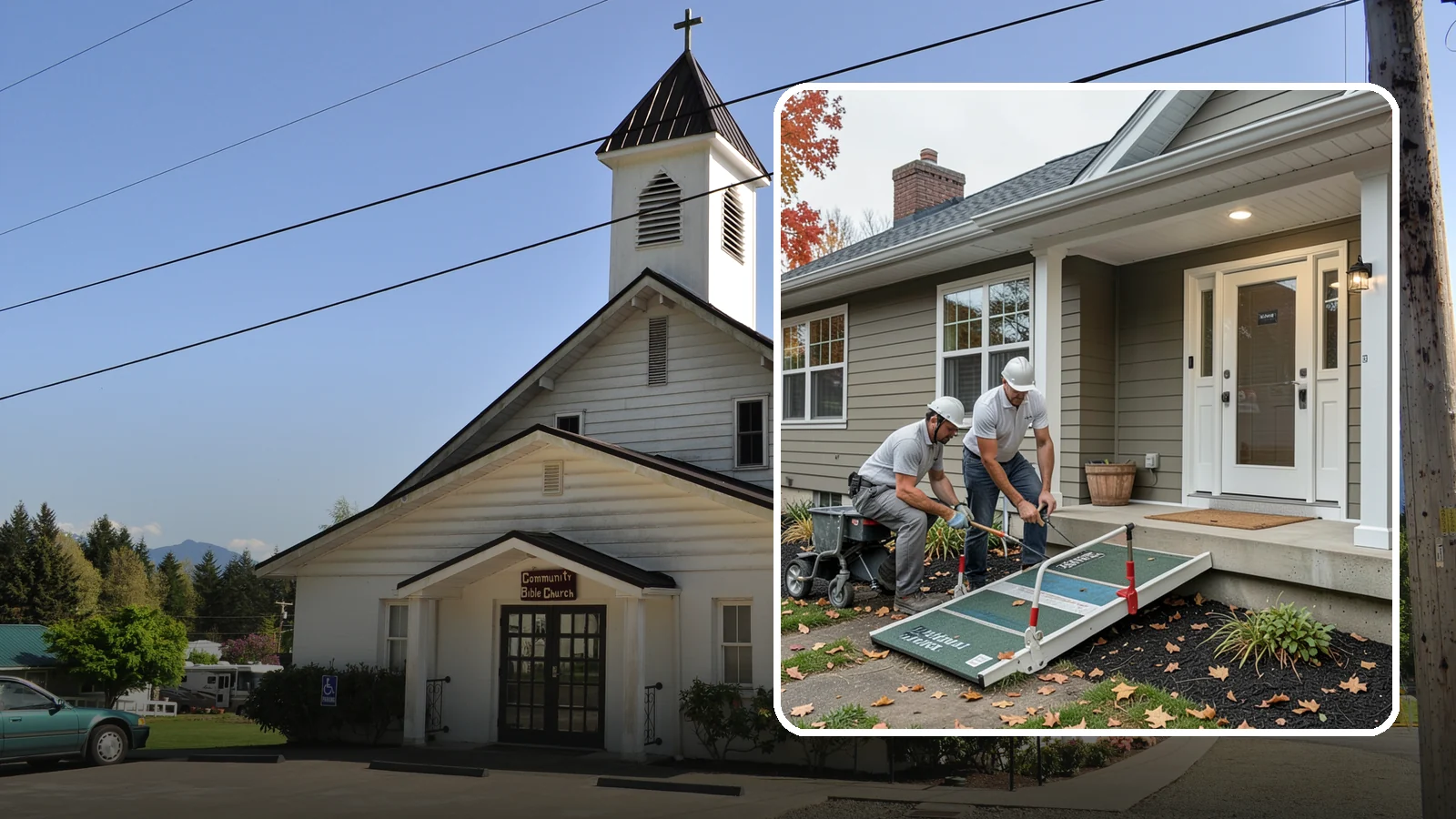 Zero-Step Entry Construction in Concrete, Skagit County, WA - We create zero-step entries that let anyone reach the front door without navigating a single stair.