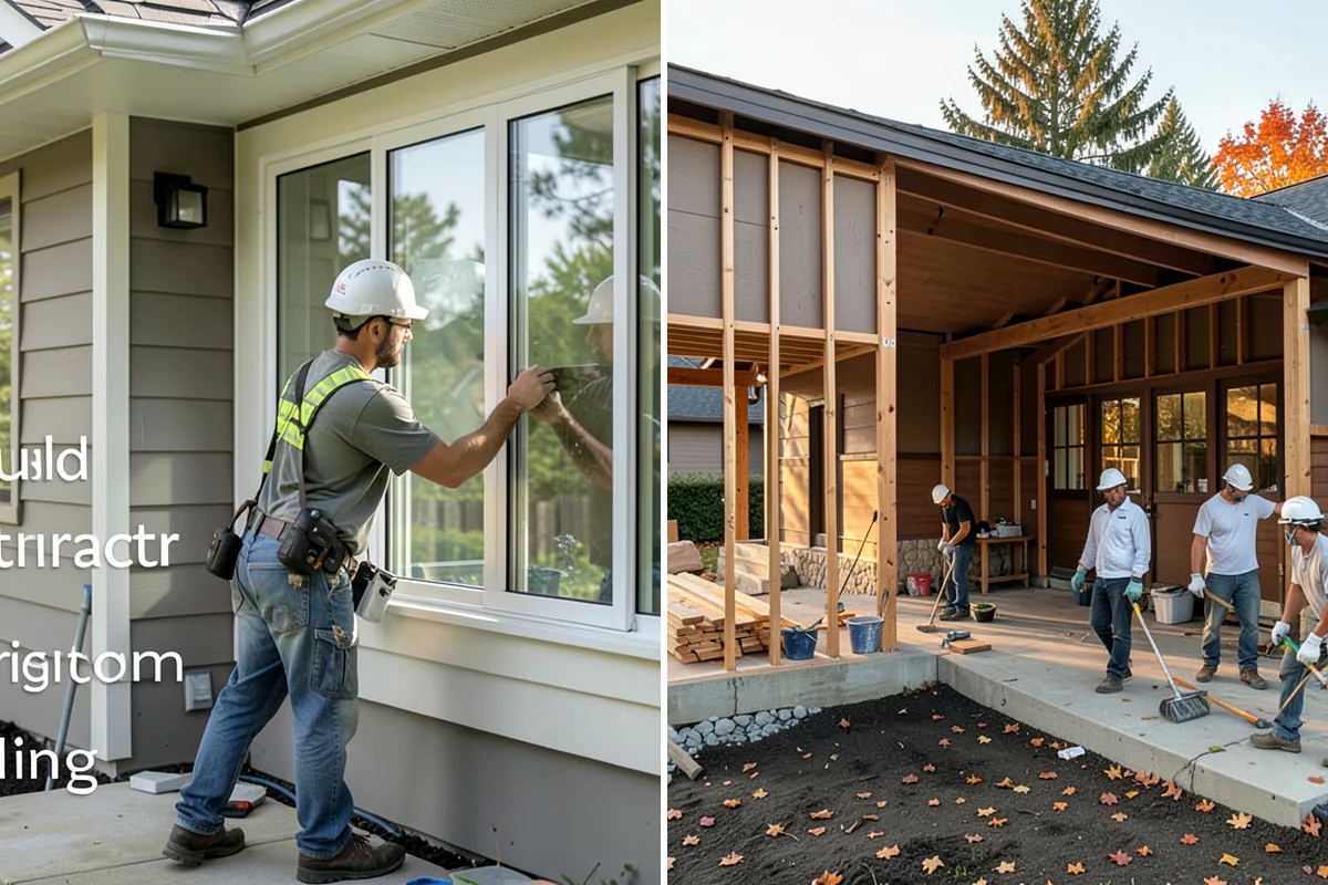 Zero-Step Entry Construction in DuPont, Pierce County, WA - We survey the entry grade, drainage, and door threshold