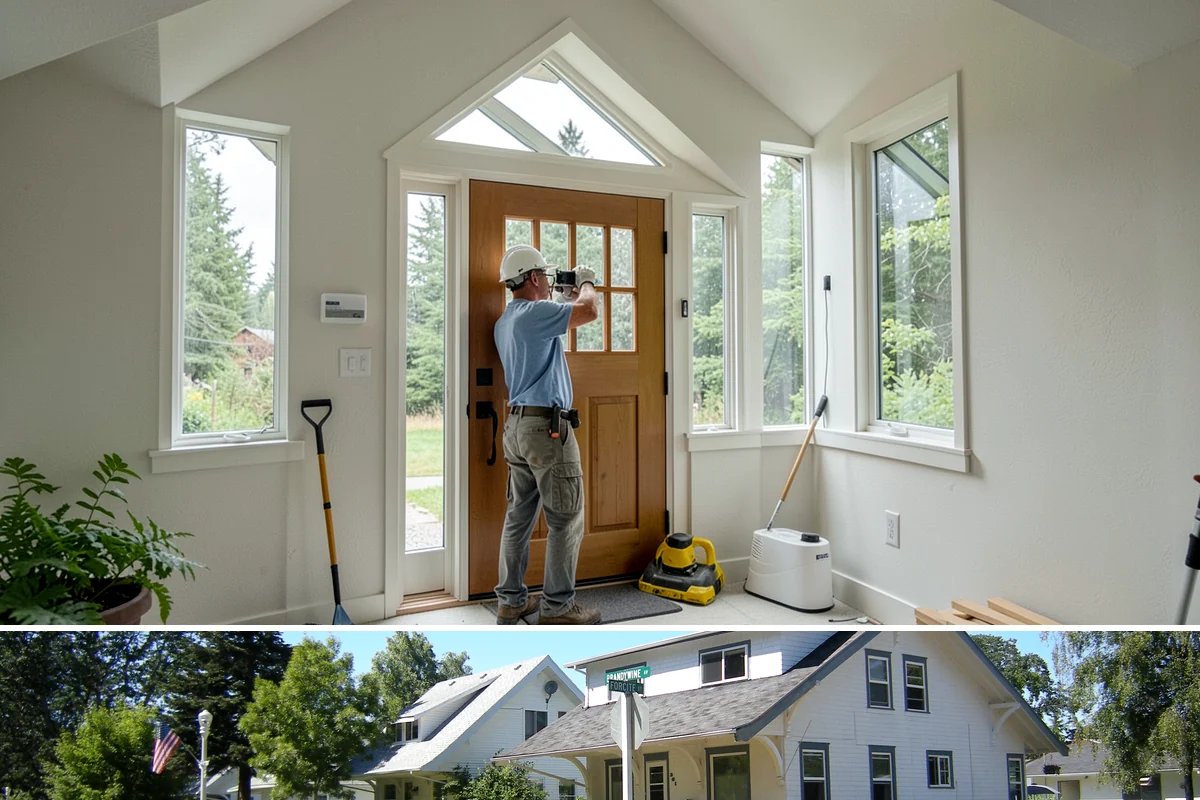 Zero-Step Entry Construction in DuPont, Pierce County, WA - Concrete and grading work goes fastest in the drier late-spring through early-fall window.