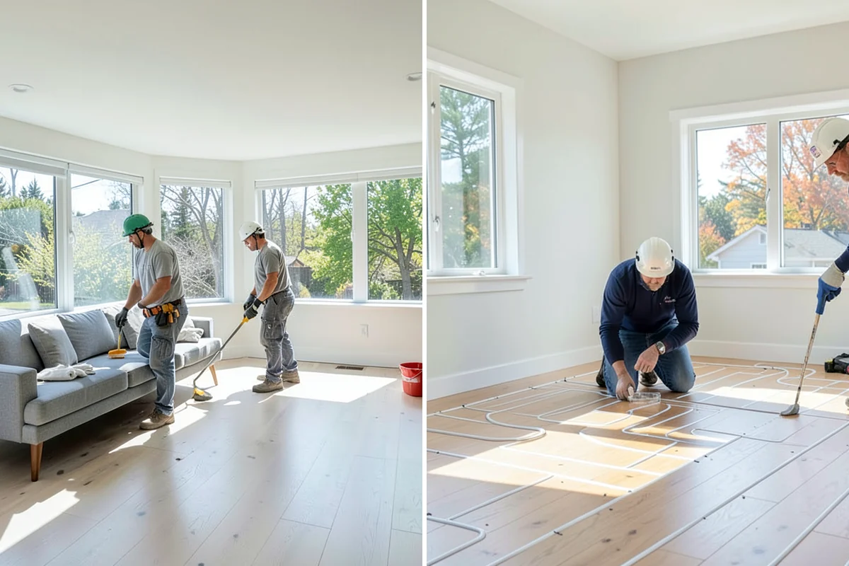 Zero-Step Entry Construction in Enumclaw, King County, WA - We survey the entry grade, drainage, and door threshold