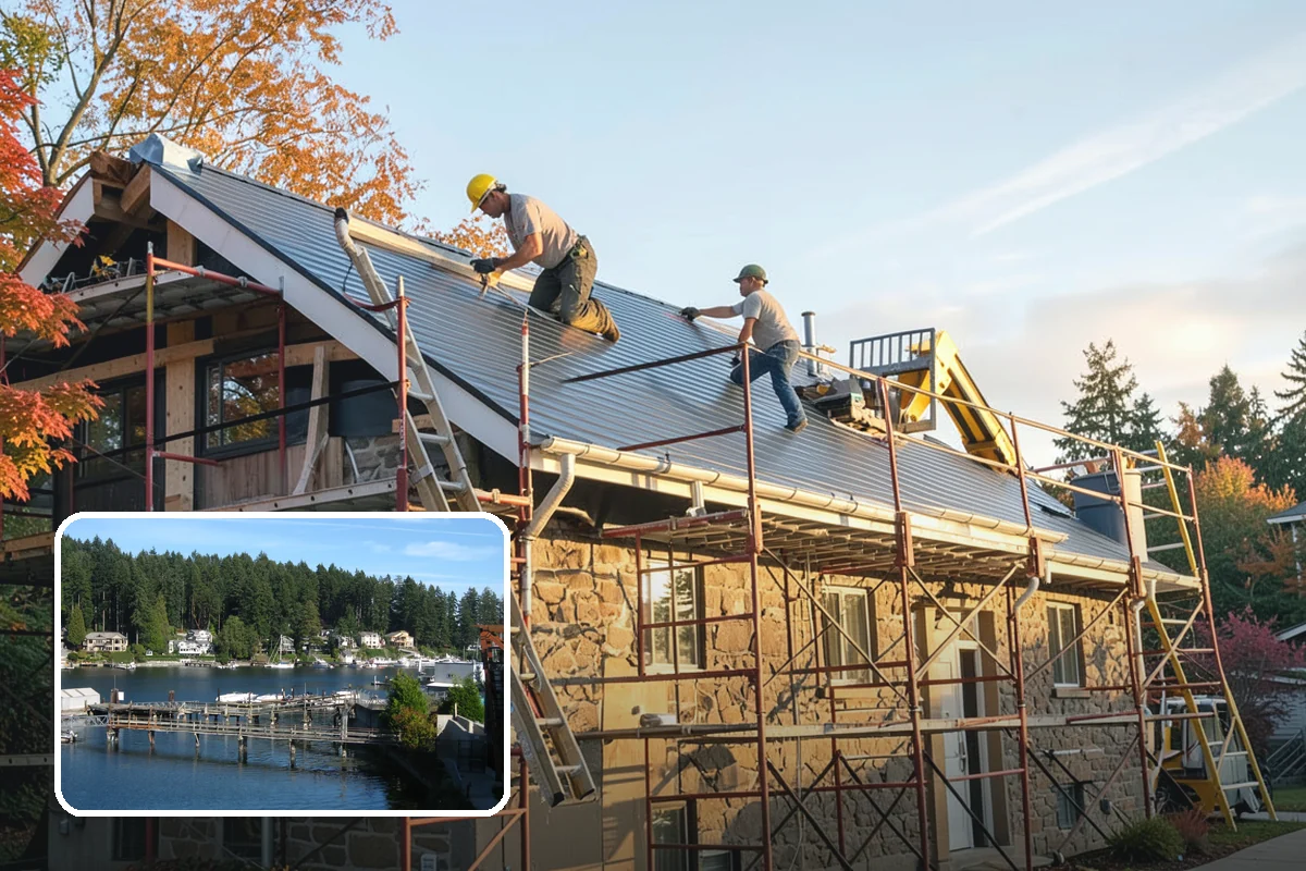 Zero-Step Entry Construction in Gig Harbor, Pierce County, WA - Eliminates the entry stair that blocks safe access