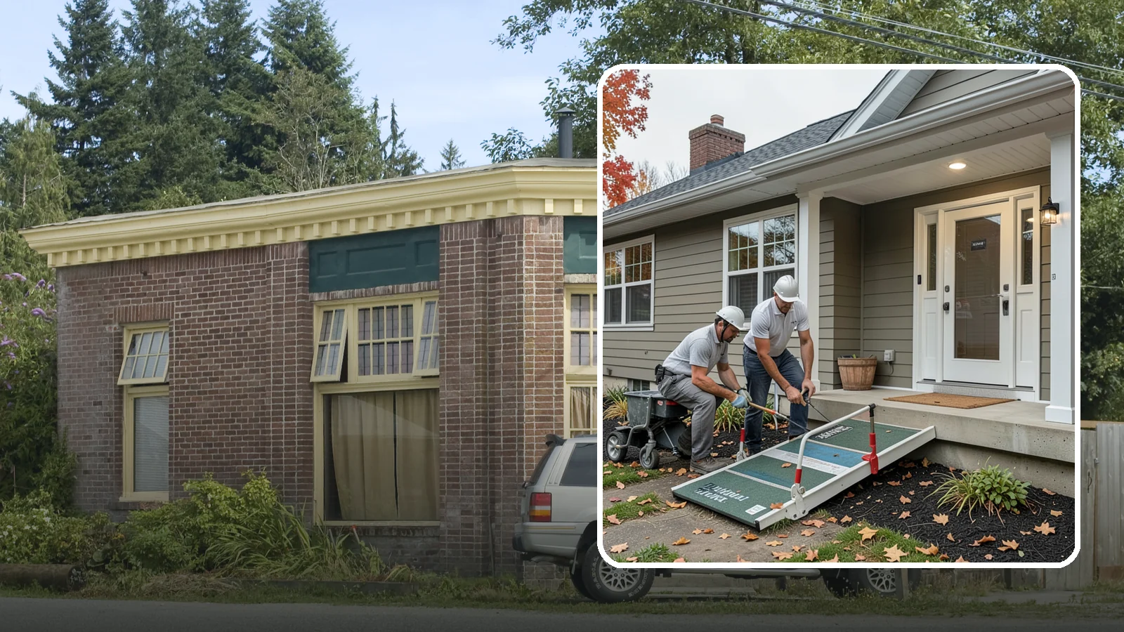 Zero-Step Entry Construction in Hamilton, Skagit County, WA - We create zero-step entries that let anyone reach the front door without navigating a single stair.