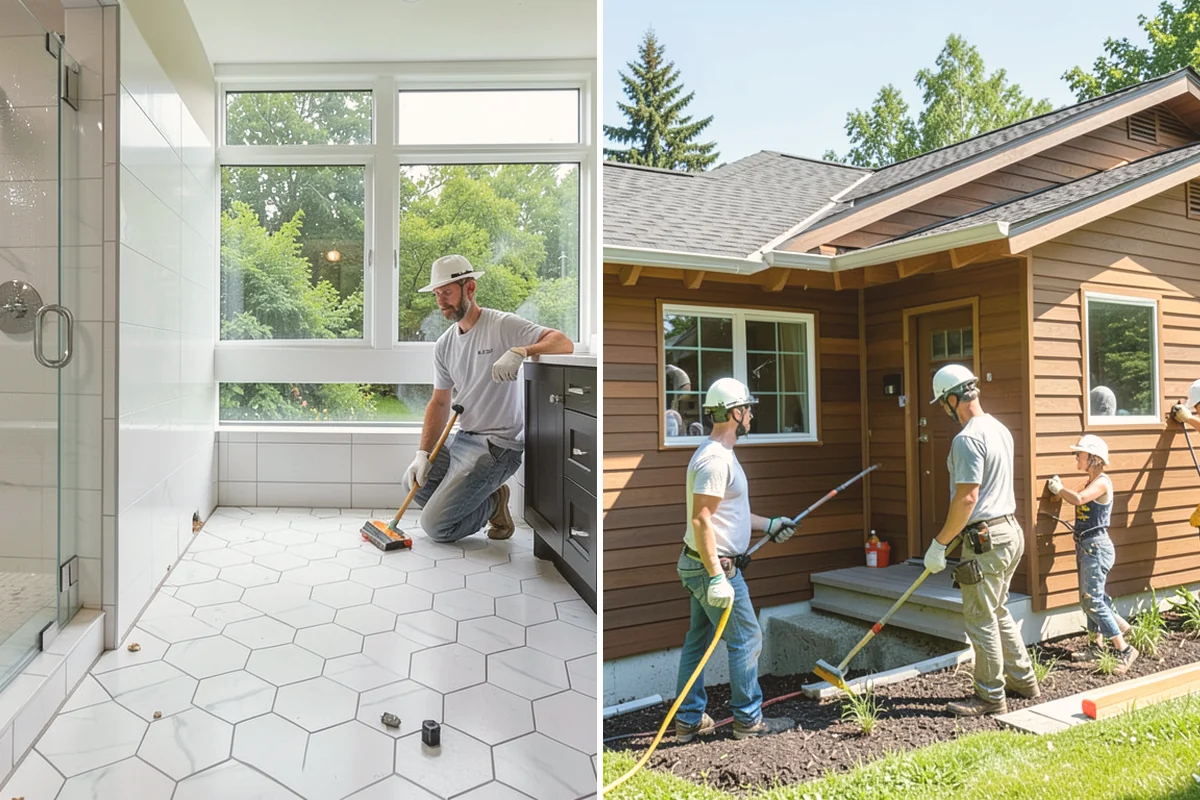 Zero-Step Entry Construction in Index, Snohomish County, WA - We survey the entry grade, drainage, and door threshold
