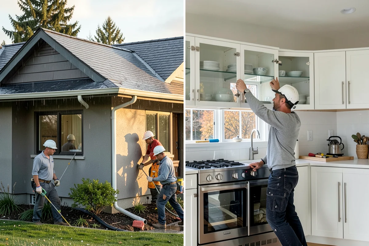 Zero-Step Entry Construction in Kenmore, King County, WA - We survey the entry grade, drainage, and door threshold