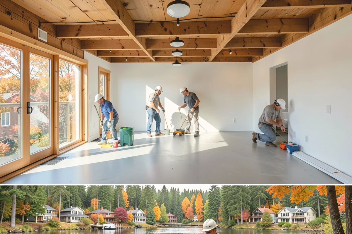 Zero-Step Entry Construction in La Conner, Skagit County, WA - Concrete and grading work goes fastest in the drier late-spring through early-fall window.