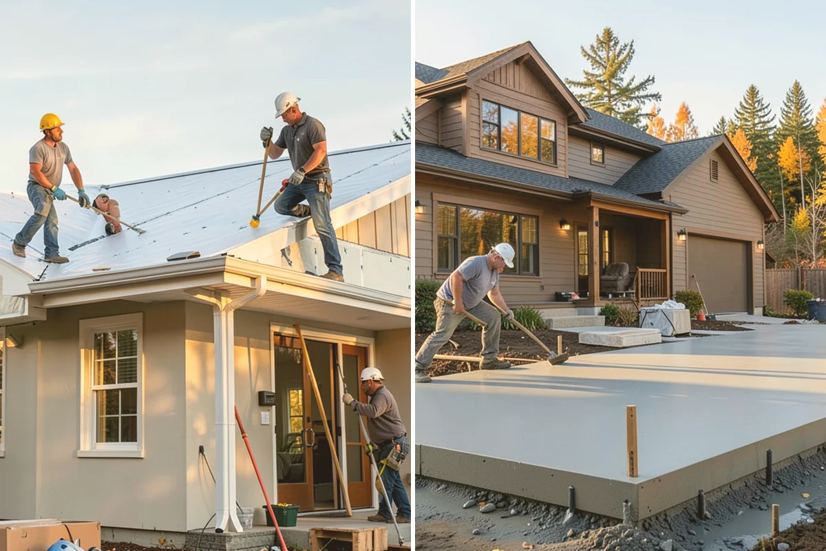 Zero-Step Entry Construction in Langley, Island County, WA - We survey the entry grade, drainage, and door threshold