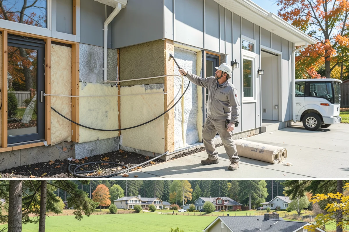 Zero-Step Entry Construction in Lyman, Skagit County, WA - Concrete and grading work goes fastest in the drier late-spring through early-fall window.