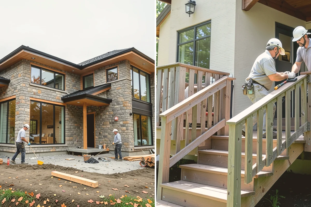 Zero-Step Entry Construction in Lynnwood, Snohomish County, WA - We survey the entry grade, drainage, and door threshold