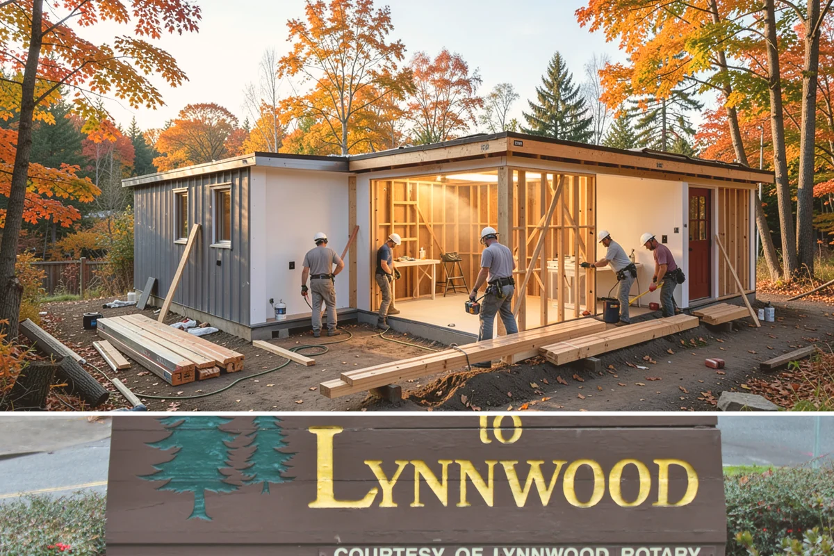 Zero-Step Entry Construction in Lynnwood, Snohomish County, WA - Concrete and grading work goes fastest in the drier late-spring through early-fall window.