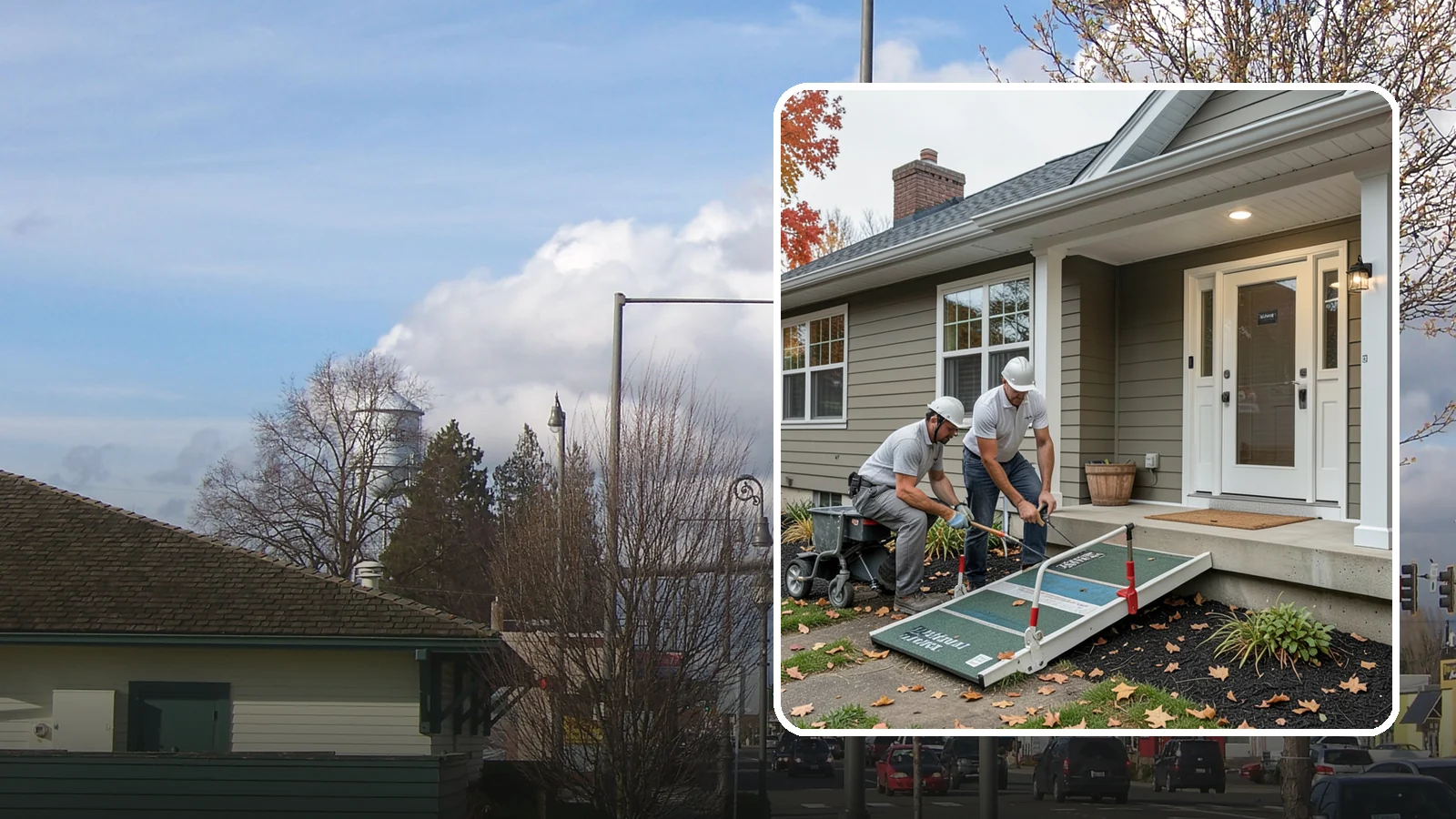 Zero-Step Entry Construction in Marysville, Snohomish County, WA - We create zero-step entries that let anyone reach the front door without navigating a single stair.
