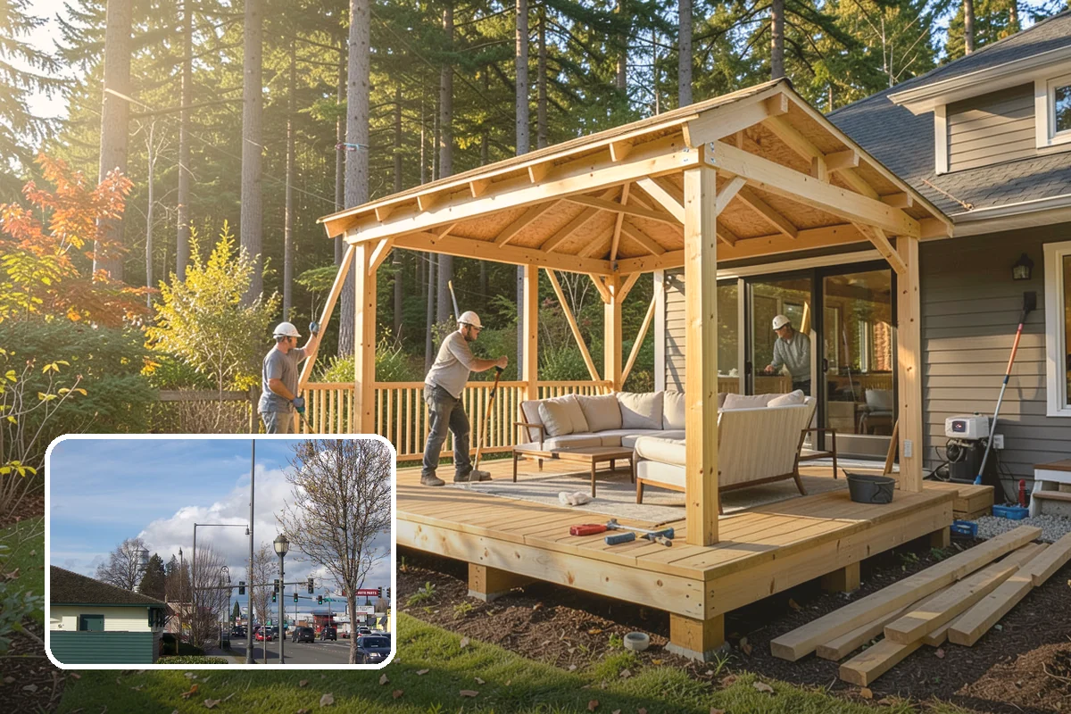 Zero-Step Entry Construction in Marysville, Snohomish County, WA - Eliminates the entry stair that blocks safe access