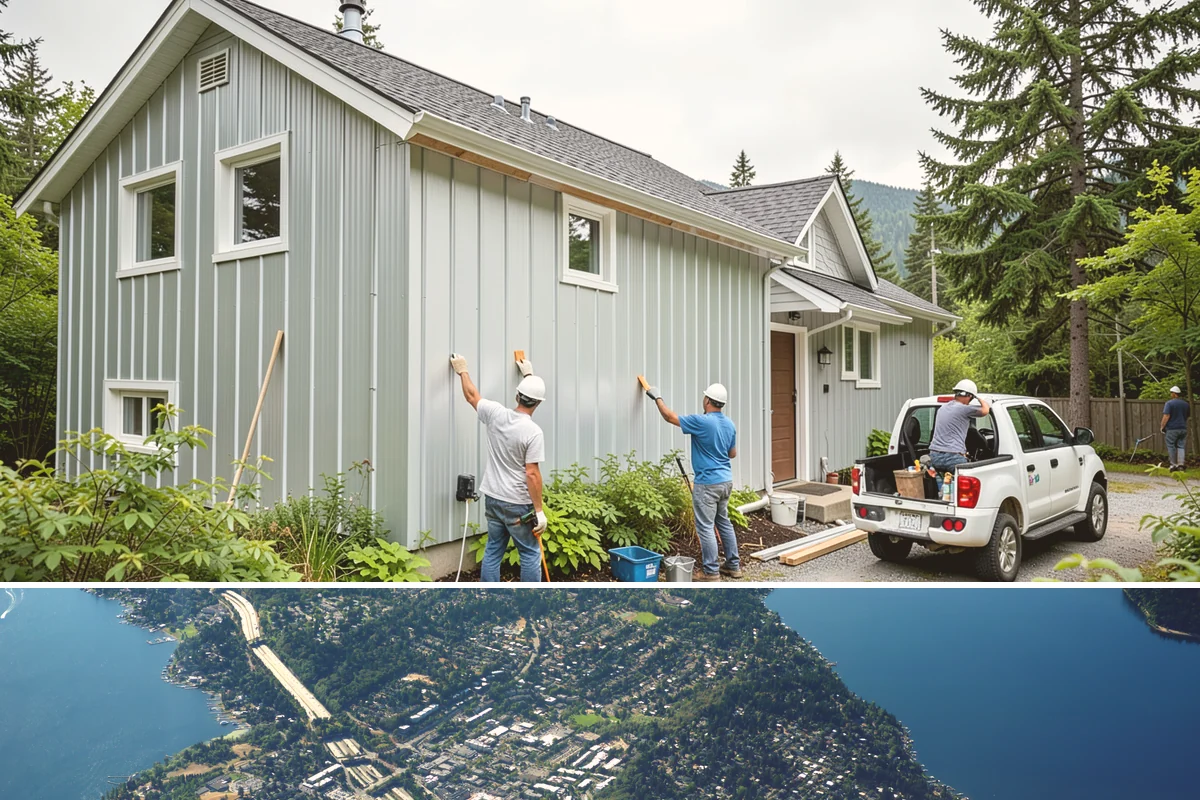 Zero-Step Entry Construction in Mercer Island, King County, WA - Concrete and grading work goes fastest in the drier late-spring through early-fall window.