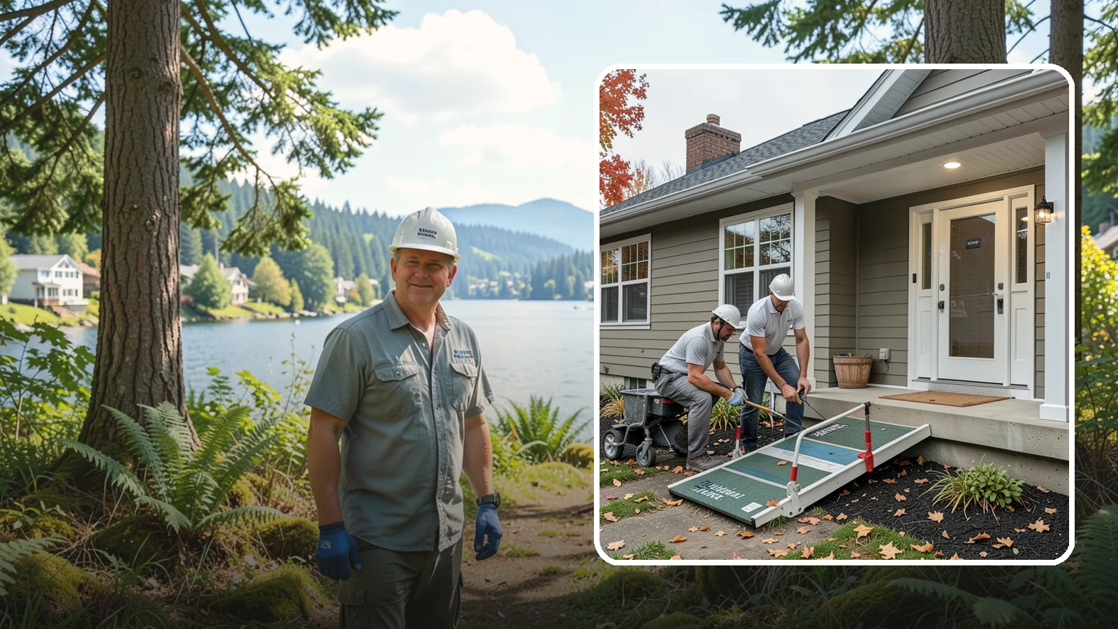 Zero-Step Entry Construction in Milton, King County, WA - We create zero-step entries that let anyone reach the front door without navigating a single stair.