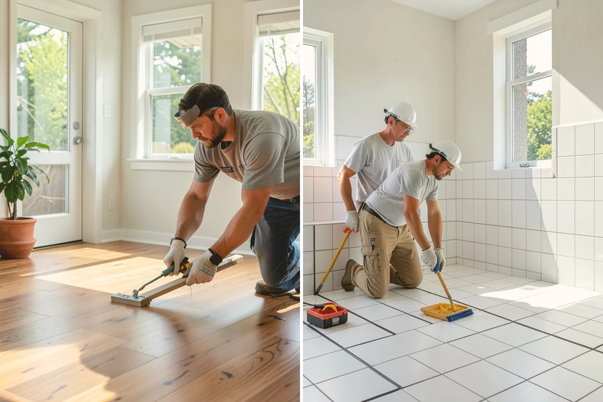 Zero-Step Entry Construction in Milton, King County, WA - We survey the entry grade, drainage, and door threshold