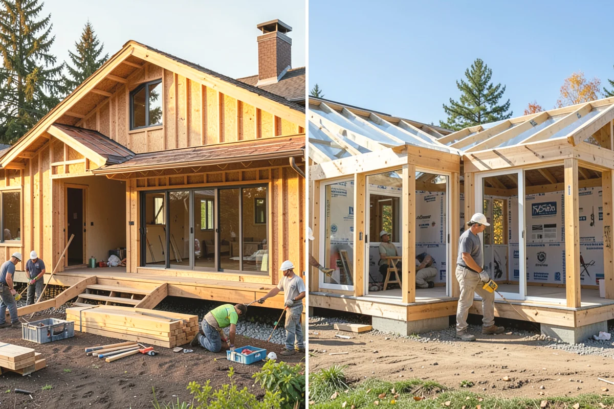 Zero-Step Entry Construction in Mukilteo, Snohomish County, WA - We survey the entry grade, drainage, and door threshold