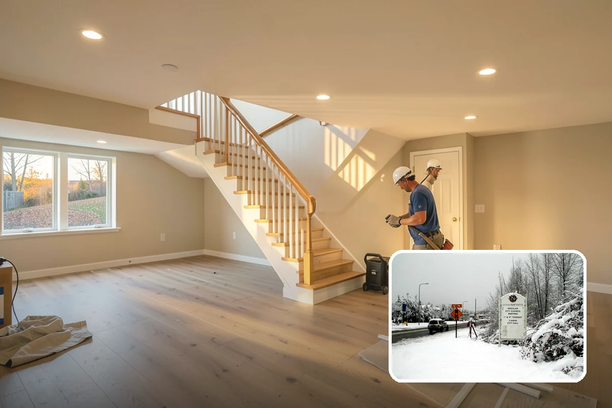 Zero-Step Entry Construction in Newcastle, King County, WA - Eliminates the entry stair that blocks safe access