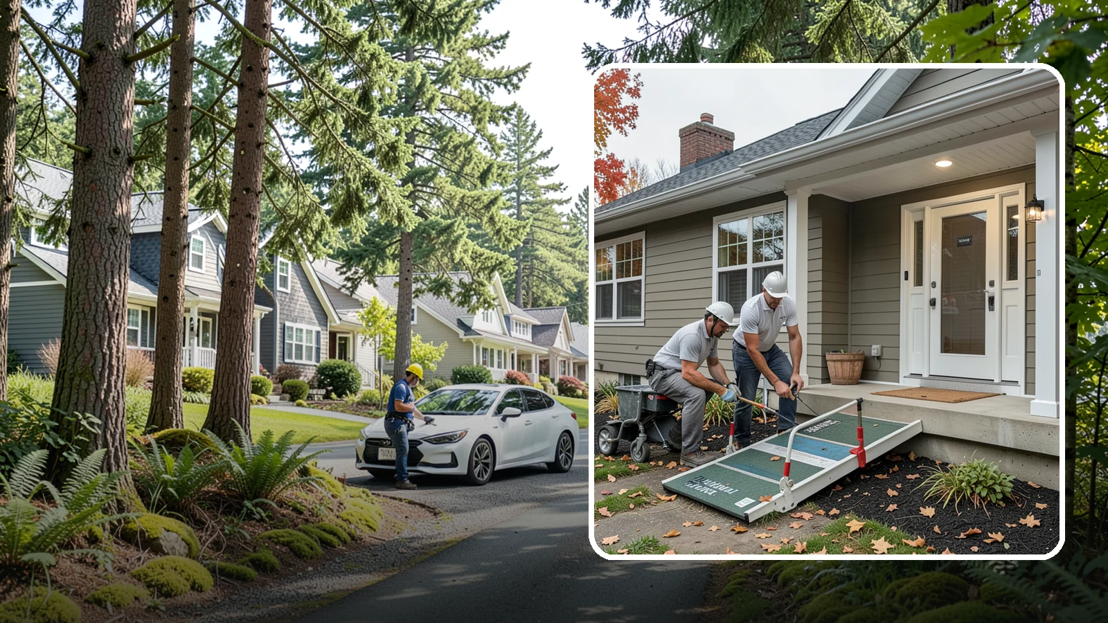 Zero-Step Entry Construction in Normandy Park, King County, WA - We create zero-step entries that let anyone reach the front door without navigating a single stair.