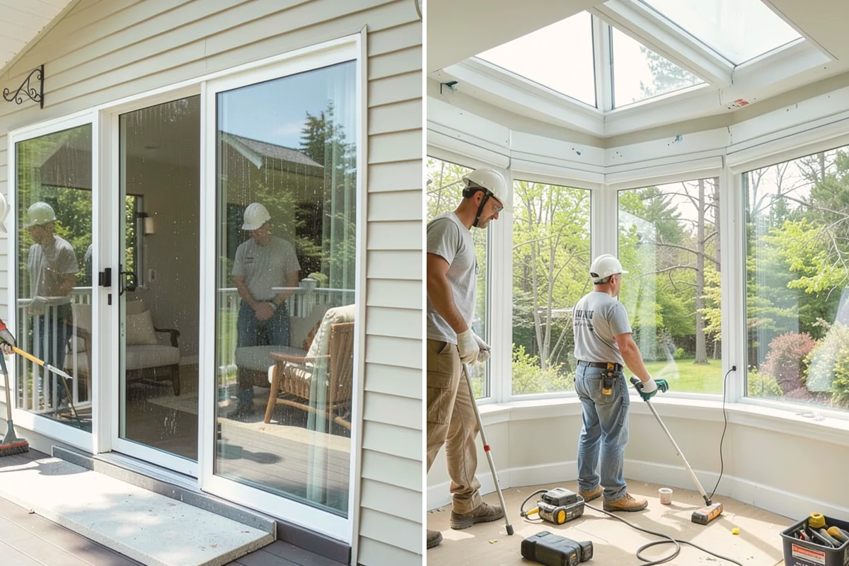 Zero-Step Entry Construction in Orting, Pierce County, WA - We survey the entry grade, drainage, and door threshold