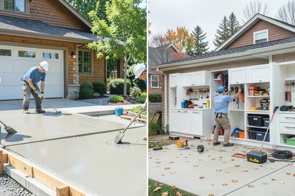 Zero-Step Entry Construction in Redmond, King County, WA - We survey the entry grade, drainage, and door threshold