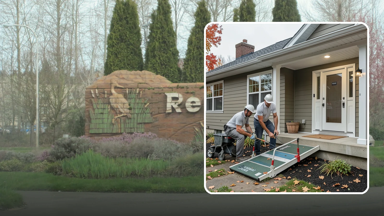 Zero-Step Entry Construction in Renton, King County, WA - We create zero-step entries that let anyone reach the front door without navigating a single stair.