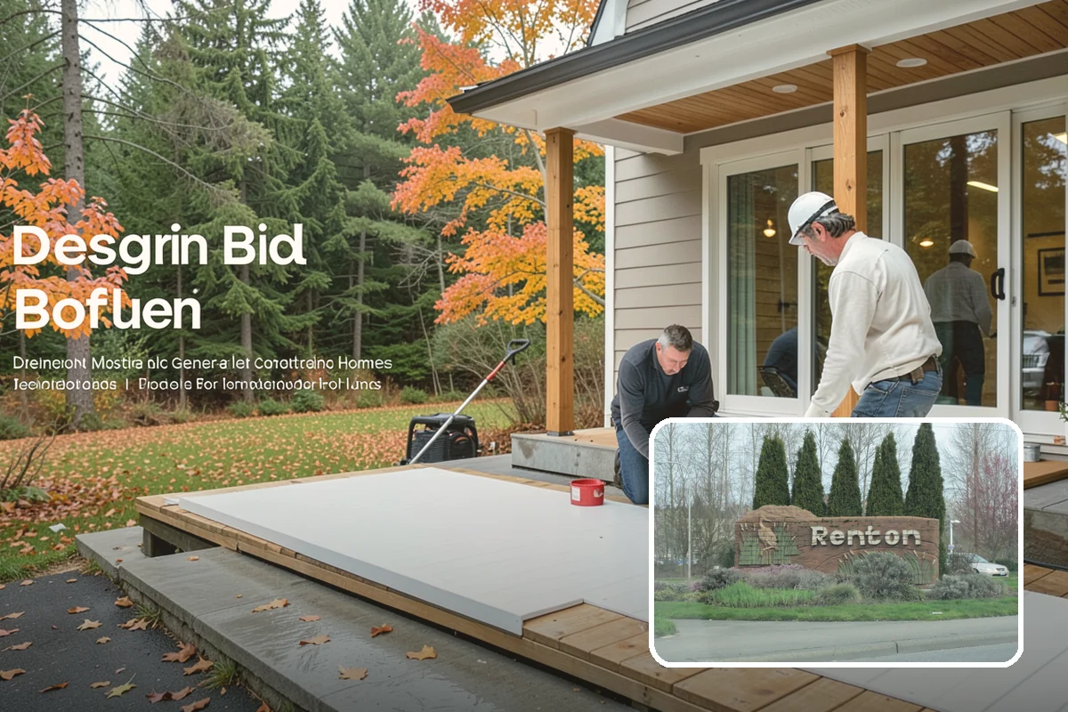 Zero-Step Entry Construction in Renton, King County, WA - Eliminates the entry stair that blocks safe access