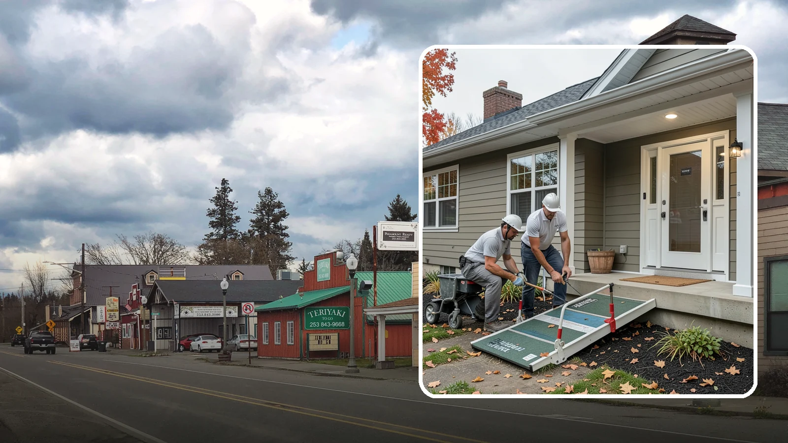 Zero-Step Entry Construction in Roy, Pierce County, WA - We create zero-step entries that let anyone reach the front door without navigating a single stair.