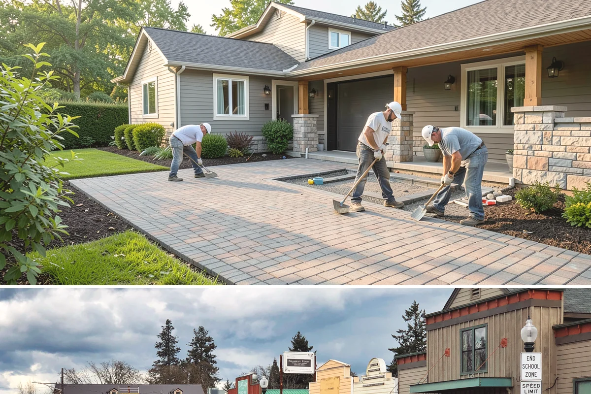Zero-Step Entry Construction in Roy, Pierce County, WA - Concrete and grading work goes fastest in the drier late-spring through early-fall window.