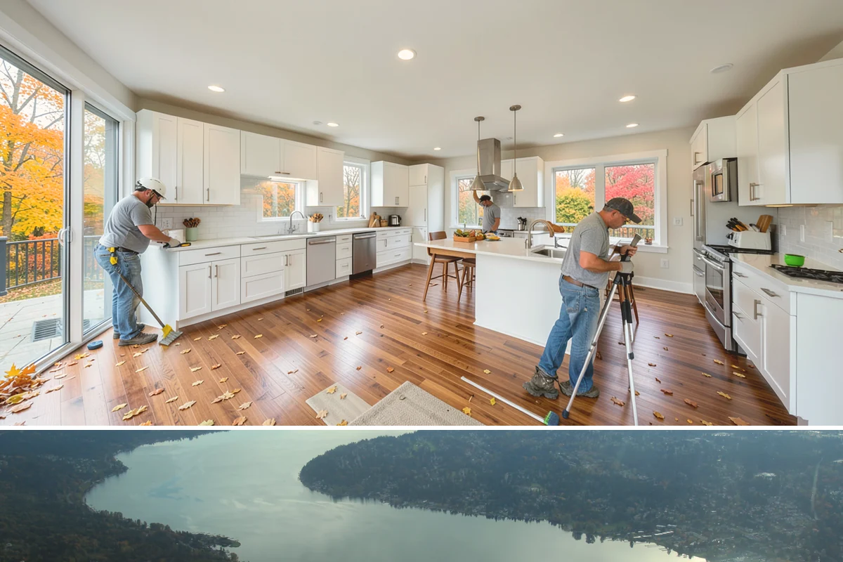 Zero-Step Entry Construction in Sammamish, King County, WA - Concrete and grading work goes fastest in the drier late-spring through early-fall window.