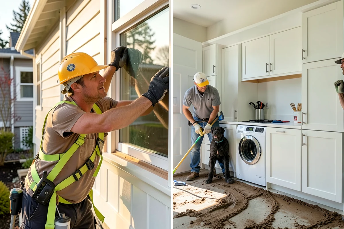 Zero-Step Entry Construction in SeaTac, King County, WA - We survey the entry grade, drainage, and door threshold