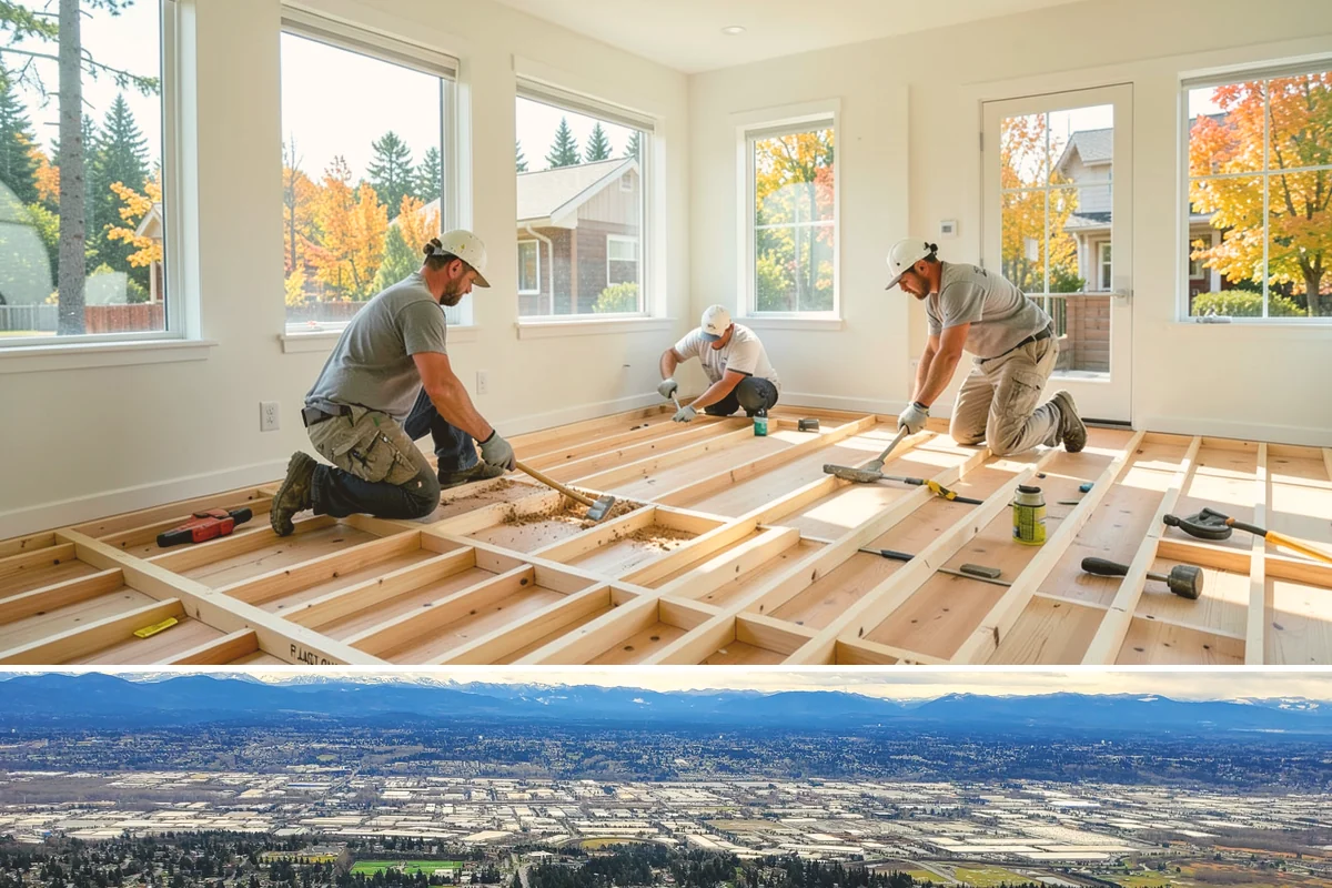 Zero-Step Entry Construction in SeaTac, King County, WA - Concrete and grading work goes fastest in the drier late-spring through early-fall window.