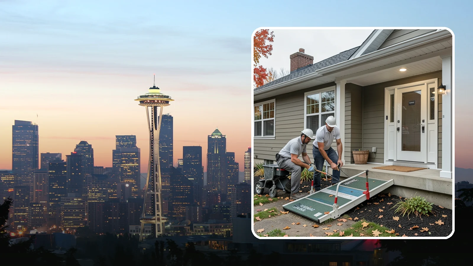 Zero-Step Entry Construction in Seattle, King County, WA - We create zero-step entries that let anyone reach the front door without navigating a single stair.