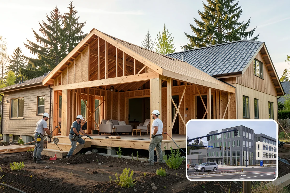 Zero-Step Entry Construction in Shoreline, King County, WA - Eliminates the entry stair that blocks safe access
