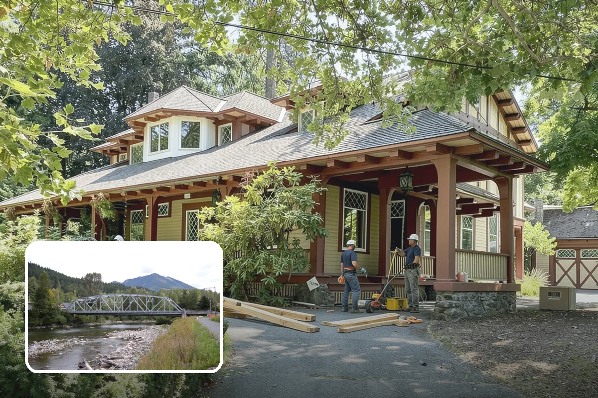 Zero-Step Entry Construction in Skykomish, King County, WA - Eliminates the entry stair that blocks safe access