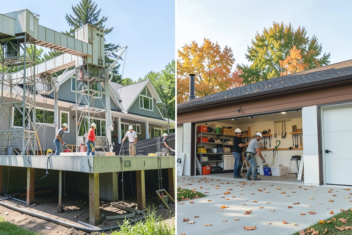 Zero-Step Entry Construction in Skykomish, King County, WA - We survey the entry grade, drainage, and door threshold