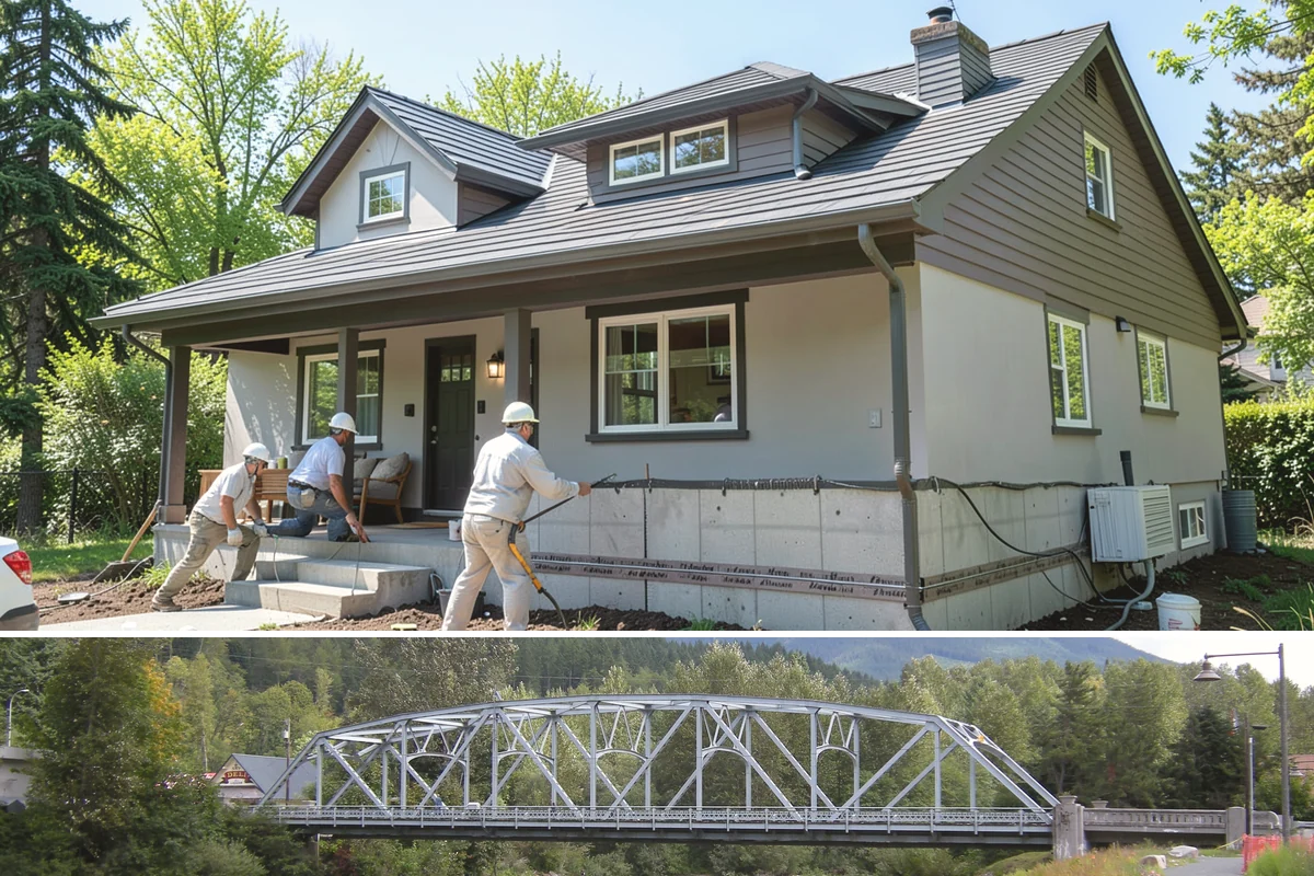 Zero-Step Entry Construction in Skykomish, King County, WA - Concrete and grading work goes fastest in the drier late-spring through early-fall window.