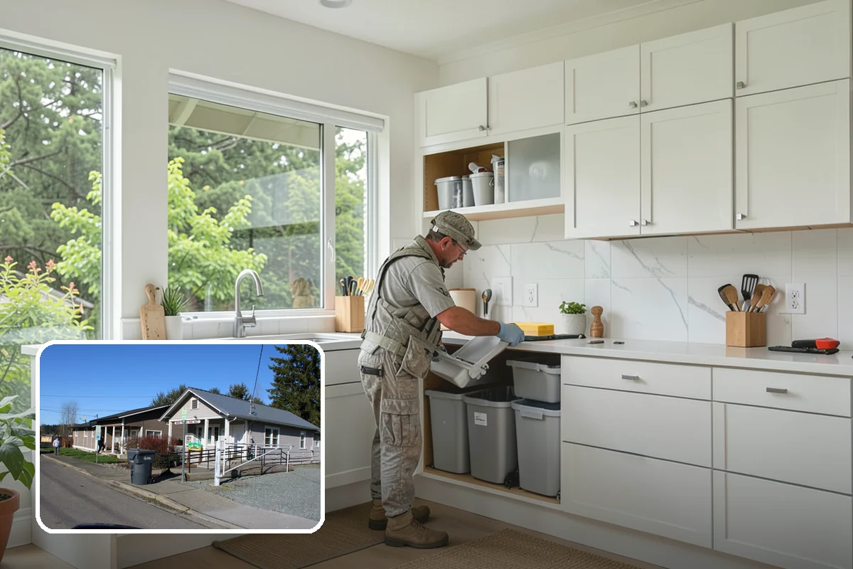 Zero-Step Entry Construction in South Prairie, Pierce County, WA - Eliminates the entry stair that blocks safe access