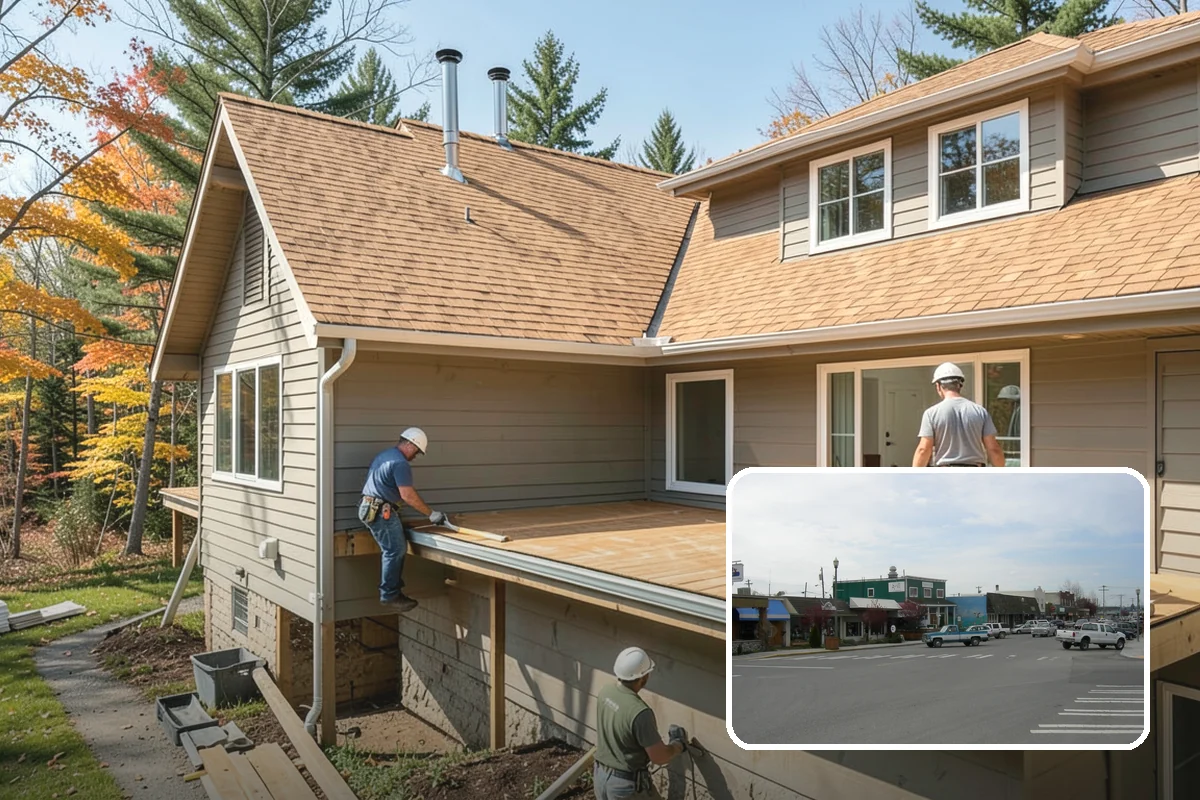 Zero-Step Entry Construction in Stanwood, Snohomish County, WA - Eliminates the entry stair that blocks safe access