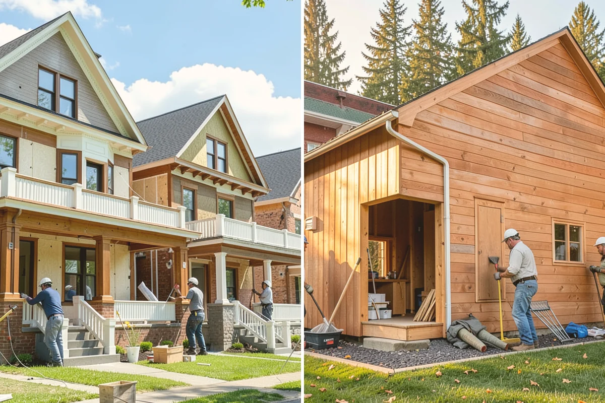 Zero-Step Entry Construction in Stanwood, Snohomish County, WA - We survey the entry grade, drainage, and door threshold