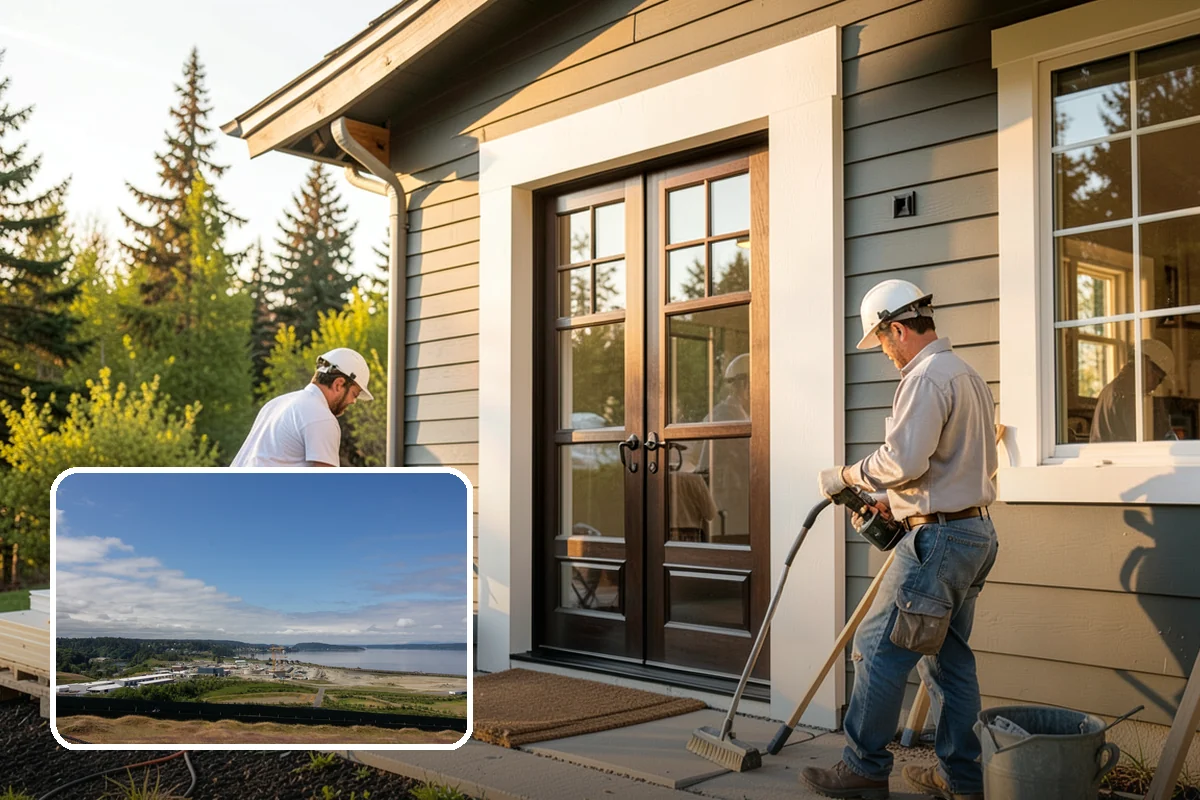 Zero-Step Entry Construction in University Place, Pierce County, WA - Eliminates the entry stair that blocks safe access