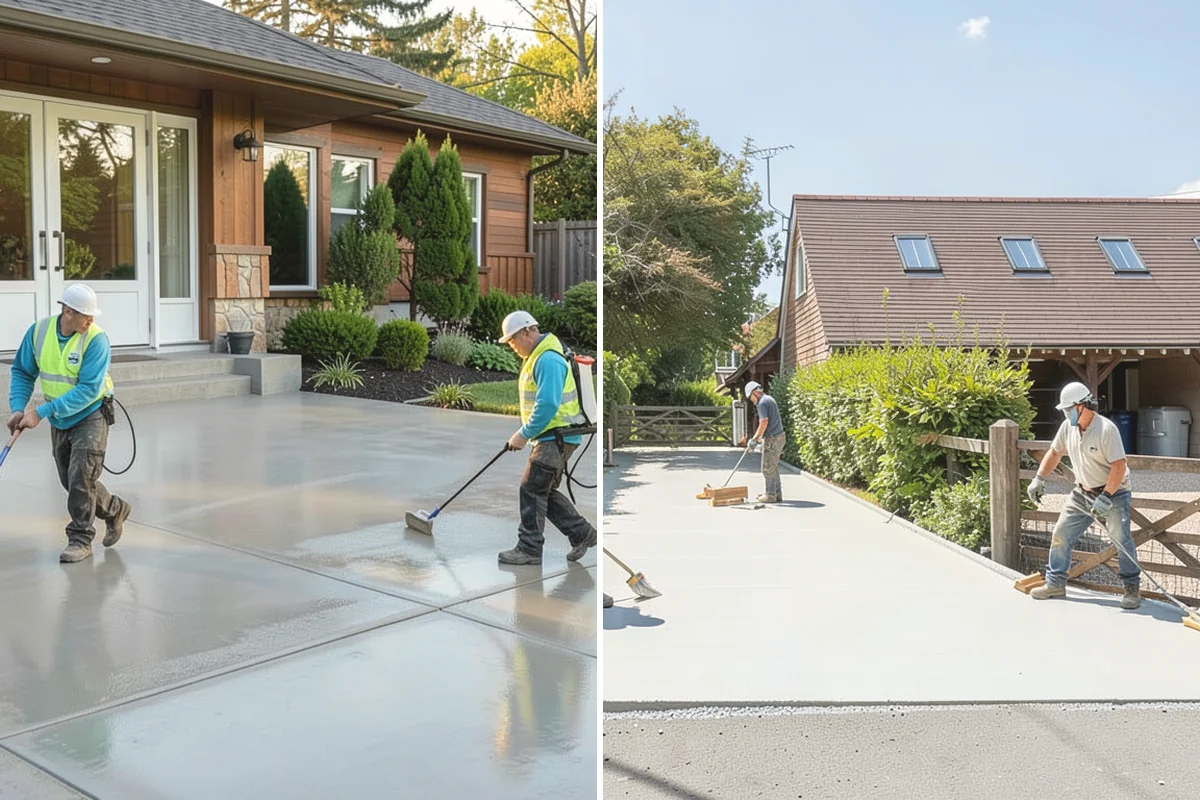Zero-Step Entry Construction in University Place, Pierce County, WA - We survey the entry grade, drainage, and door threshold