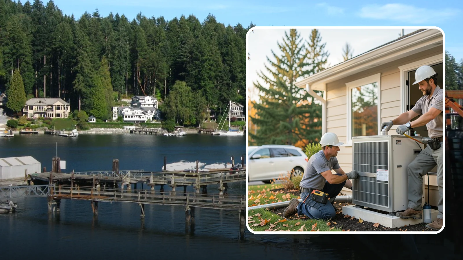 Zoned HVAC Installation in Gig Harbor, Pierce County, WA - We install zoned HVAC systems that let you control temperatures independently in different areas of your home.