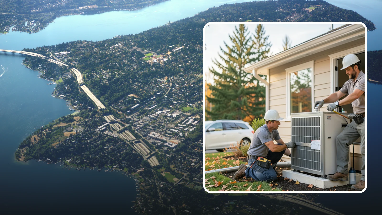 Zoned HVAC Installation in Mercer Island, King County, WA - We install zoned HVAC systems that let you control temperatures independently in different areas of your home.