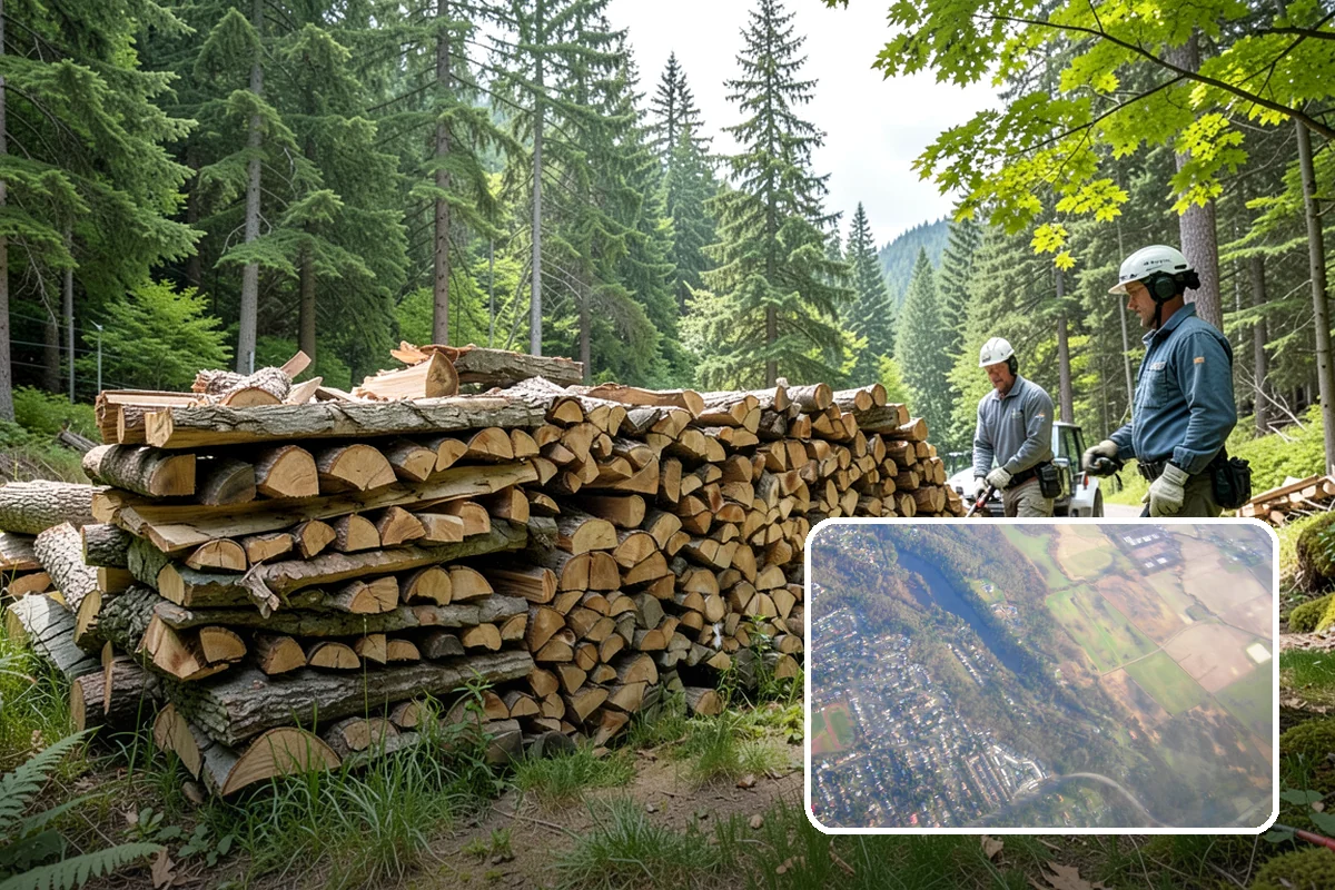Air-Dried Firewood in Algona, King County, WA - Naturally cured without added energy cost